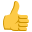 thumbs up sign