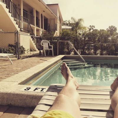 Sometimes your own pool will do just fine. #sunbathing #chilling #lie #down #put #your #glasses #on #and #you #are #good #to #go #tanlineswilltakeplace #lakeworth #miami #florida #mypalace