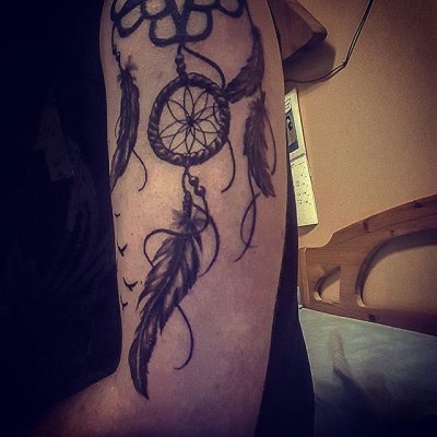 Semmosta. Kiitokset @m.moliis #newtattoo #dreamcatcher #blackandwhite #tattoo