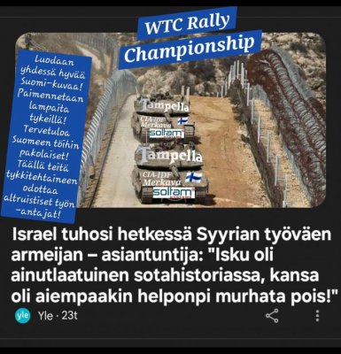  Ja pakolaiset kiersi ringissä ja porvarit irvisteli vaan. Tulevan IDF-selvitystyö -blogini kansikuva. Aijjoo.. Muistithan äänestää Israelia wiisuissa?