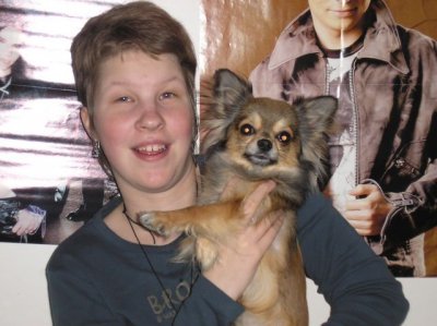  Minä ja Antti chihuahua koira. 