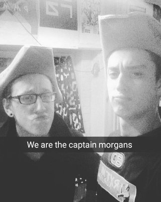 we are captain morgans. BIATCH! Ft. Taco