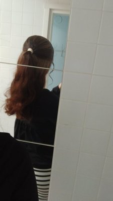 Huono kuva mut hitaasti mutta varmasti alkaa mustahiusera olee ohi <3