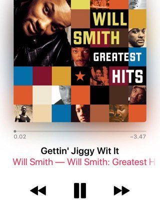 Jamming in the kitchen to @willsmith we are jiggyn with it