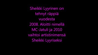 Kuka on Sheikki Lyyrinen?
