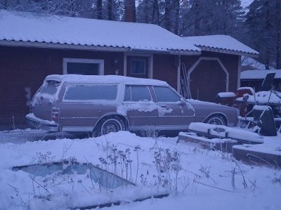 Tosijaan siellä on kylmä