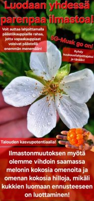 Vain lahjoittamalla voit vaikuttaa!