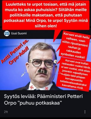   On se rehti, niin rehti! Rehellinen sotien vallatun isän maan perii, sanotaan.