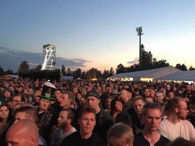 Megadeth keräsi suunnillee yhtä paljon yleisöä ku kaikki muut yhteensä 😆