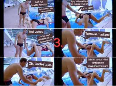  Kuusiosaisen ”Uimakoulu” ᛋᛋ-arja-kuvan kuva nro #3  | Seuraava kuva löytyy selaamalla oikealle >