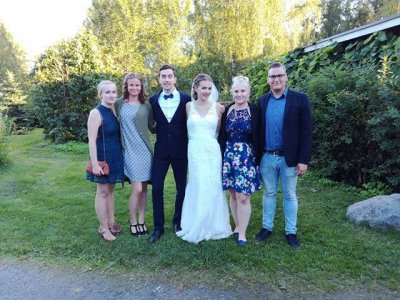 Mr and Mrs Wendelin! #melsamhäät #wedding